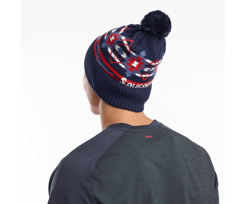 Beanies γυναικεια Saucony Rested Pom μπλε | GQYEUA968