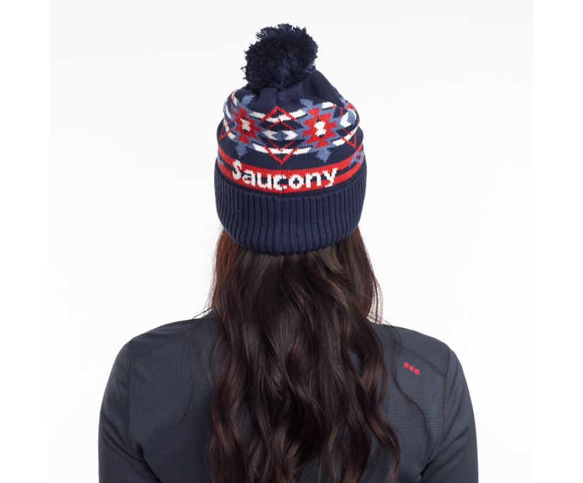 Beanies γυναικεια Saucony Rested Pom μπλε | GQYEUA968