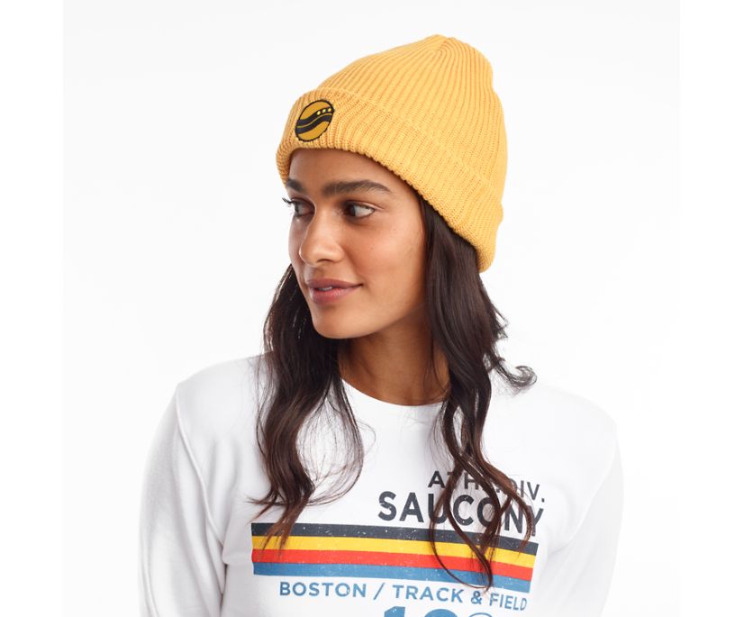 Beanies γυναικεια Saucony Rested κίτρινα | THRJOC259