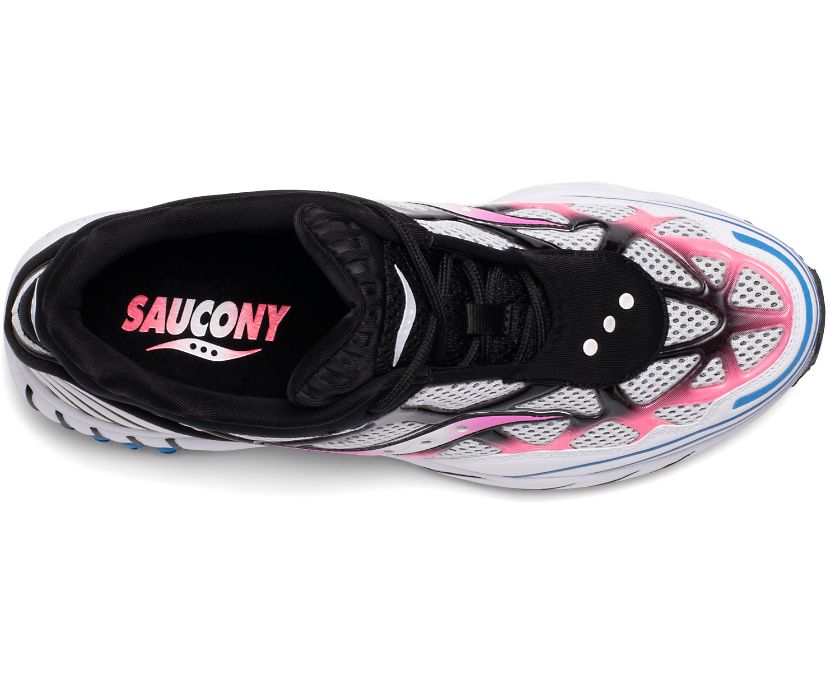 Originals γυναικεια Saucony Grid Web ασπρα ροζ μπλε | DACKWG694