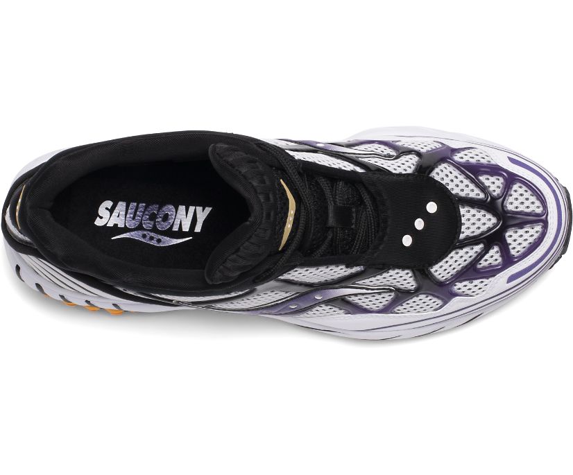 Originals γυναικεια Saucony Grid Web ασπρα μωβ κίτρινα | IBSZQW306