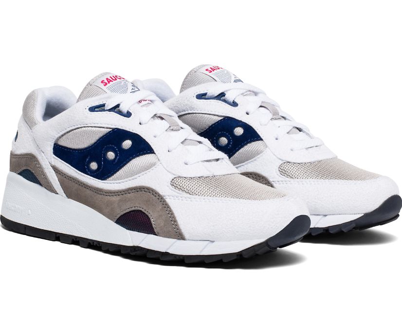 Originals γυναικεια Saucony Shadow 6000 ασπρα γκρι σκουρο μπλε | XHTLSR845