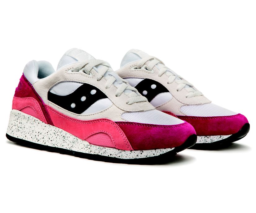 Originals γυναικεια Saucony Shadow 6000 ασπρα κοραλι | XKVUIP891