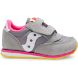 αθλητικα παπουτσια παιδικα Saucony Baby Jazz Hook & Loop γκρι ροζ | HXCNPU345