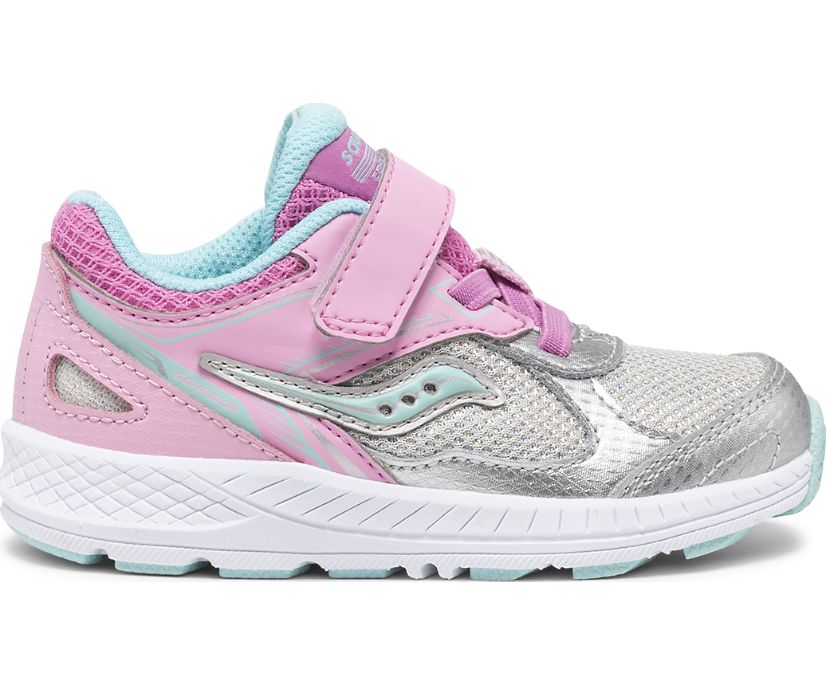 αθλητικα παπουτσια παιδικα Saucony Cohesion 14 A/C Jr. ροζ ασημι | AKLIDT063