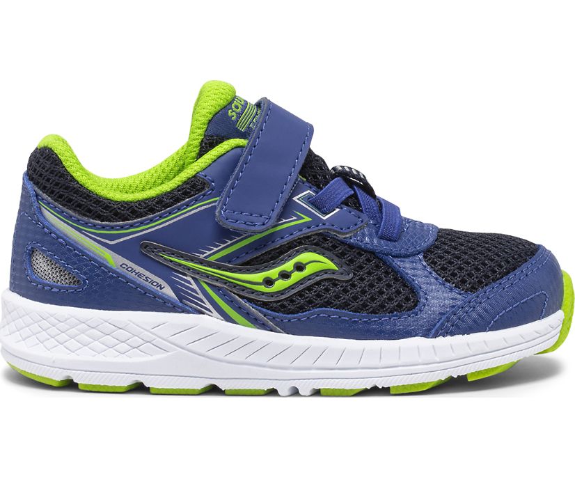 αθλητικα παπουτσια παιδικα Saucony Cohesion 14 A/C Jr. μπλε πρασινο | UYSFVX802