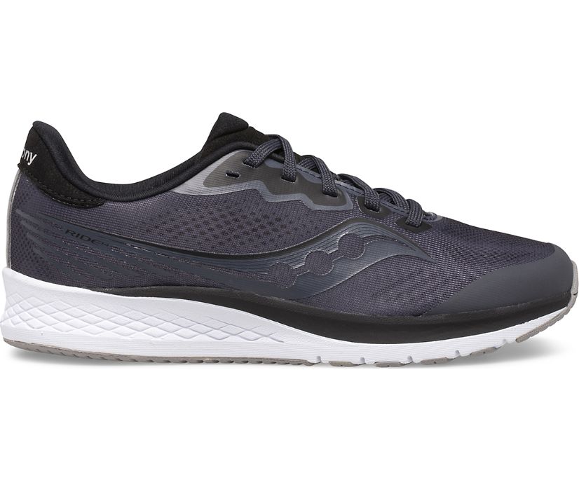 αθλητικα παπουτσια παιδικα Saucony Ride 14 γκρι μαυρα | NSHROM750