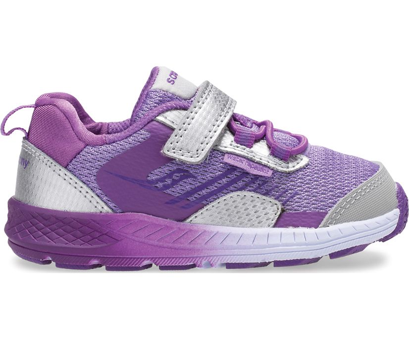 αθλητικα παπουτσια παιδικα Saucony Ανεμος Shield A/C Jr. ασημι μωβ | CGTFBV153