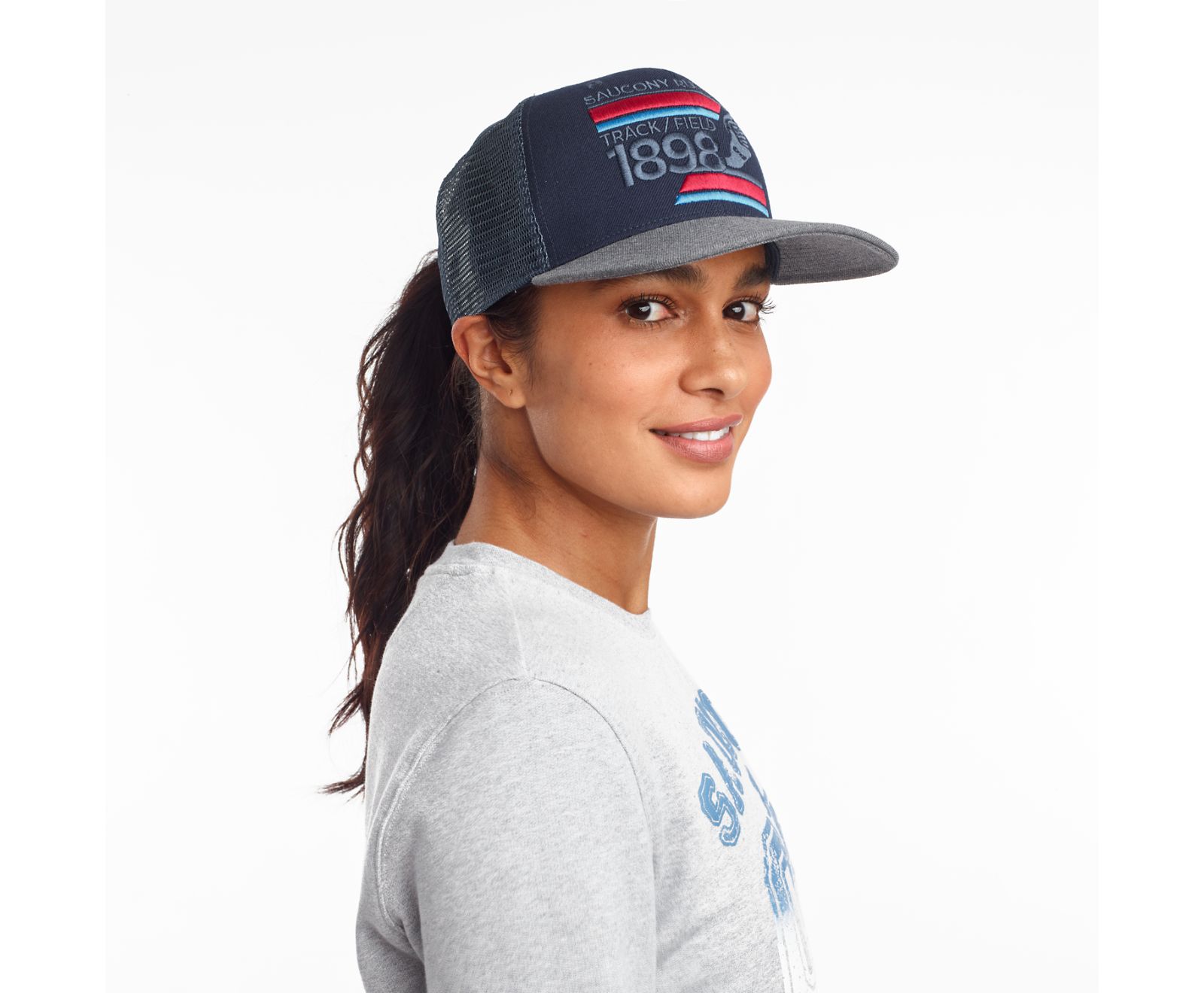 καπελα ανδρικα Saucony Trucker σκουρο μπλε | VBGUIC025