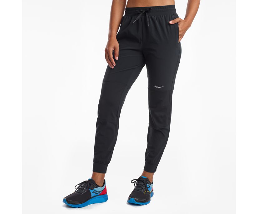 παντελονι γυναικεια Saucony Summit Jogger μαυρα | ETYQFX809