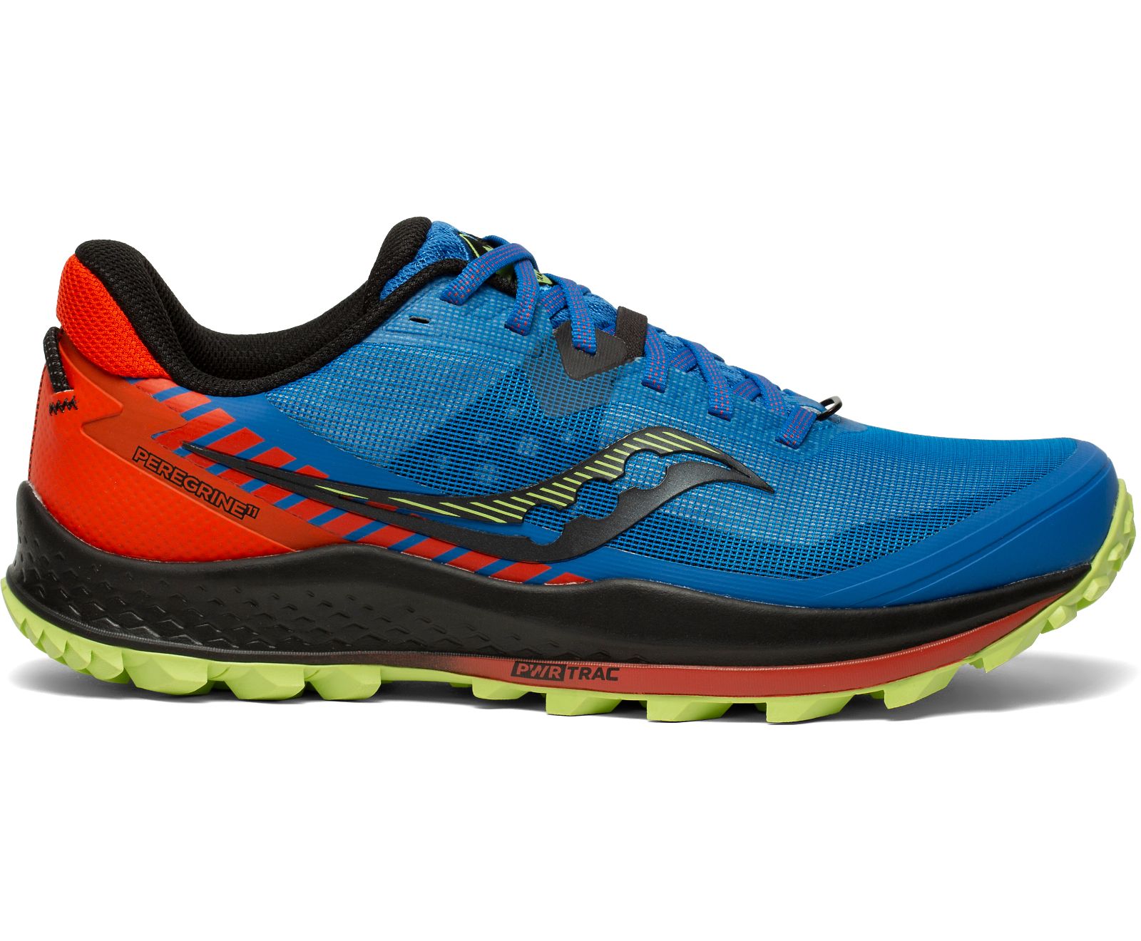 παπουτσια trail running ανδρικα Saucony Peregrine 11 μπλε ρουά μπλε μαυρα | HMEWRP265