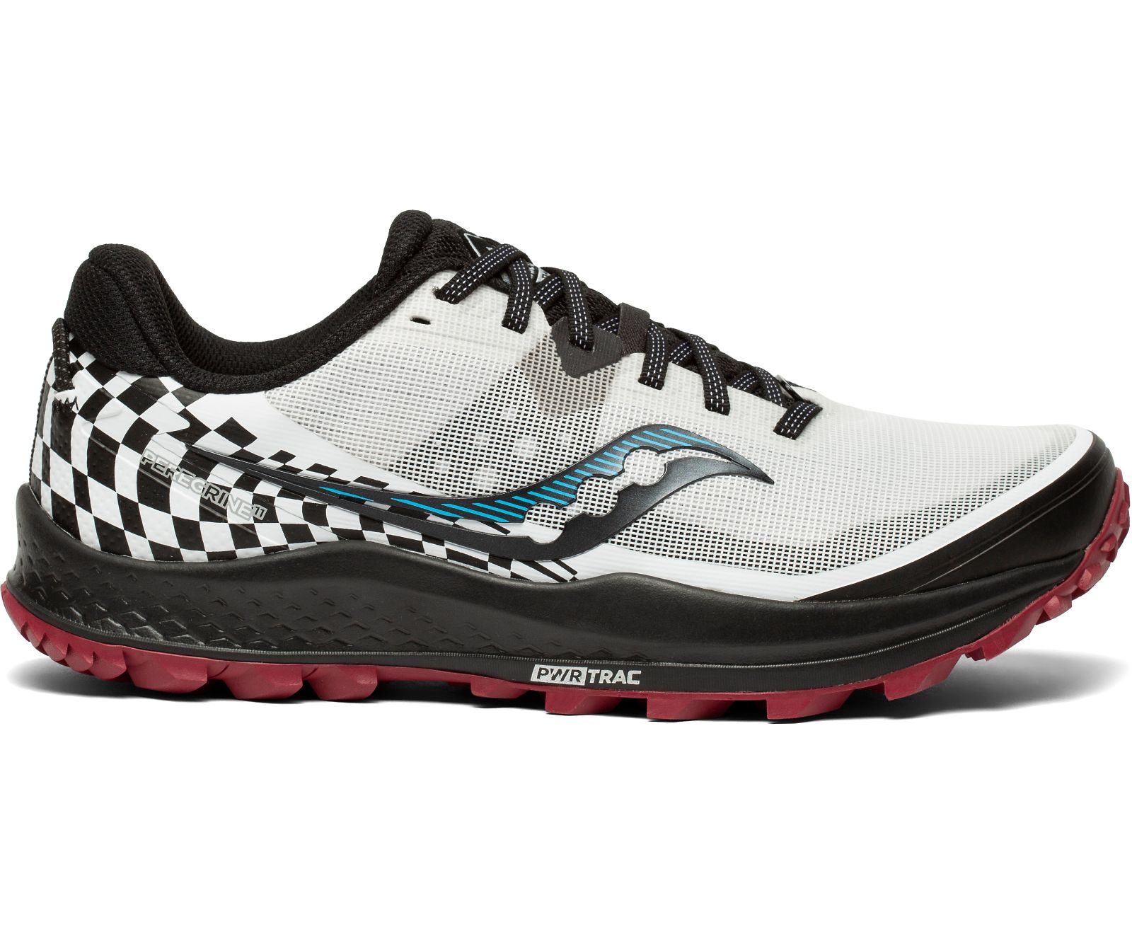 παπουτσια trail running ανδρικα Saucony Peregrine 11 ασημι μαυρα | WAVBSE105