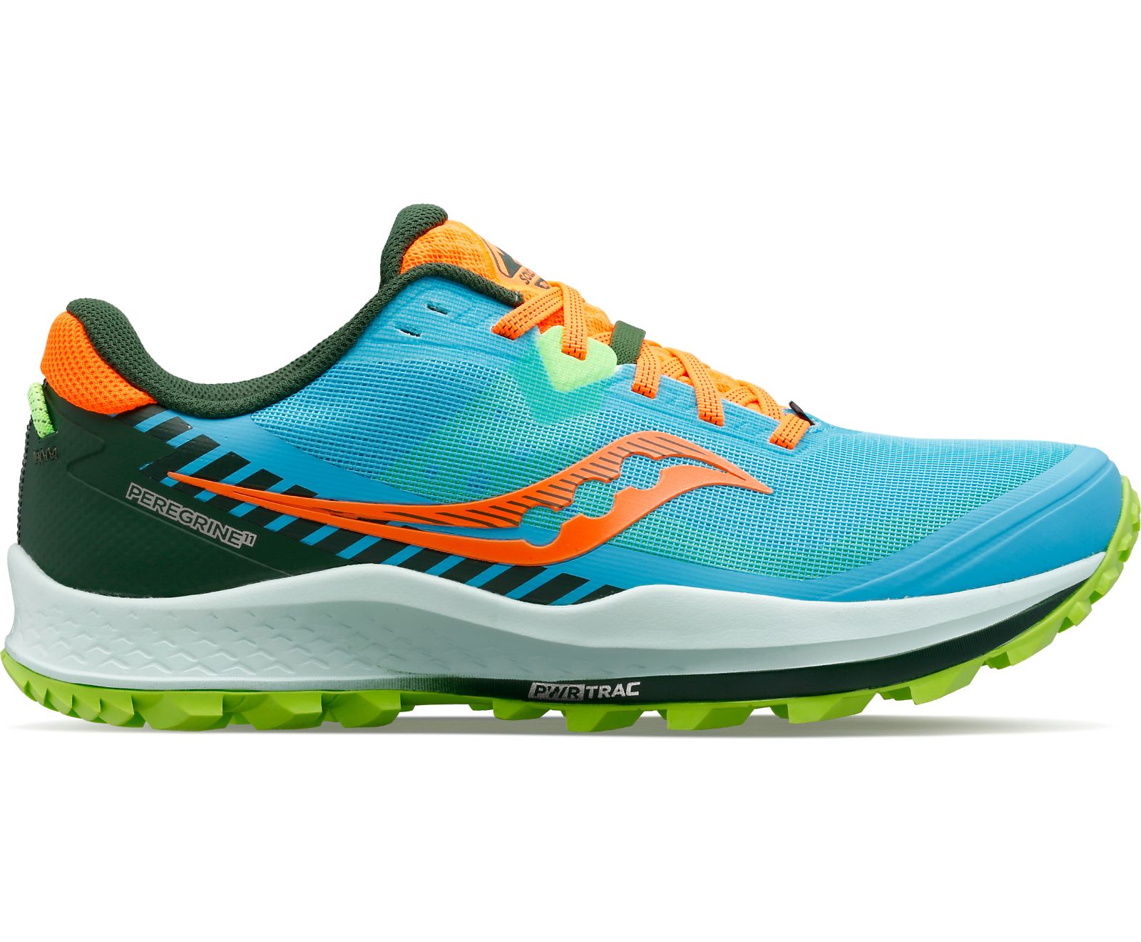 παπουτσια trail running ανδρικα Saucony Peregrine 11 Ελιά μπλε πορτοκαλι | XTFOEL548