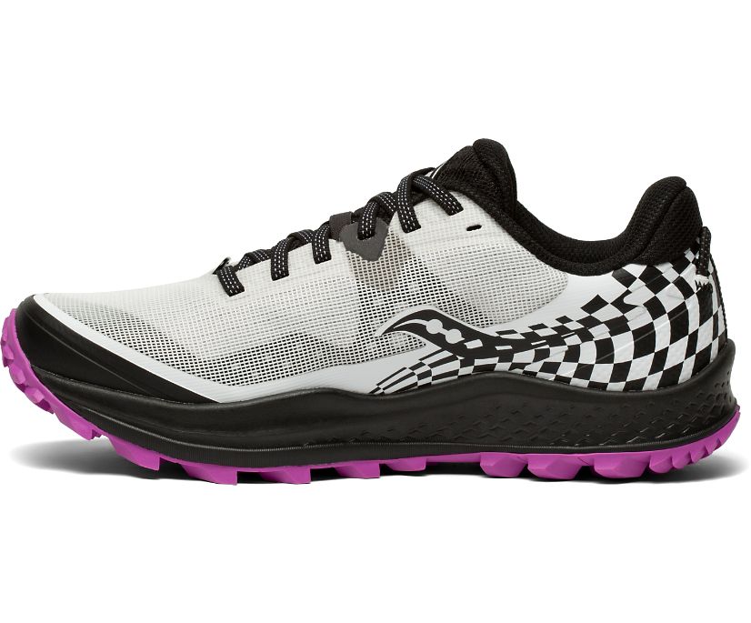 παπουτσια trail running γυναικεια Saucony Peregrine 11 ασημι μωβ | GKDIUR478