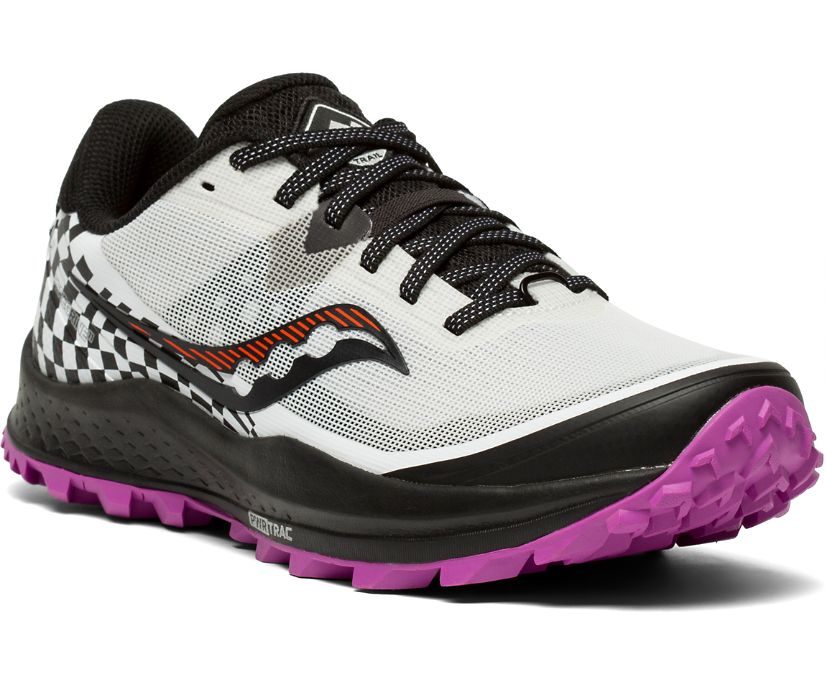 παπουτσια trail running γυναικεια Saucony Peregrine 11 ασημι μωβ | GKDIUR478