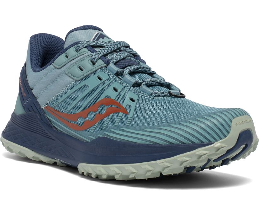 παπουτσια trail running γυναικεια Saucony Mad River Tr 2 τυρκουάζ | HJVRAD719