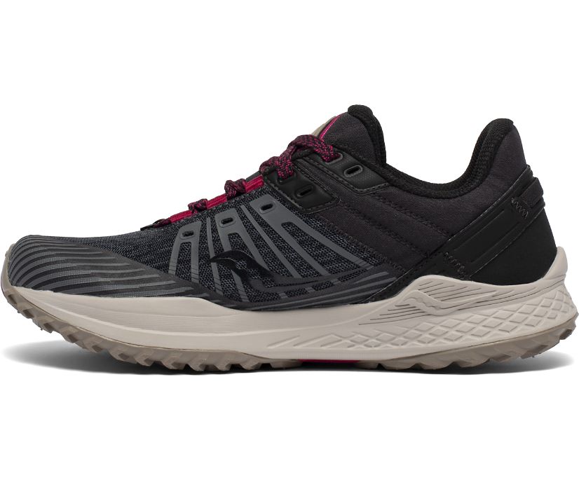 παπουτσια trail running γυναικεια Saucony Mad River Tr 2 γκρι μαυρα | MVYFDJ845