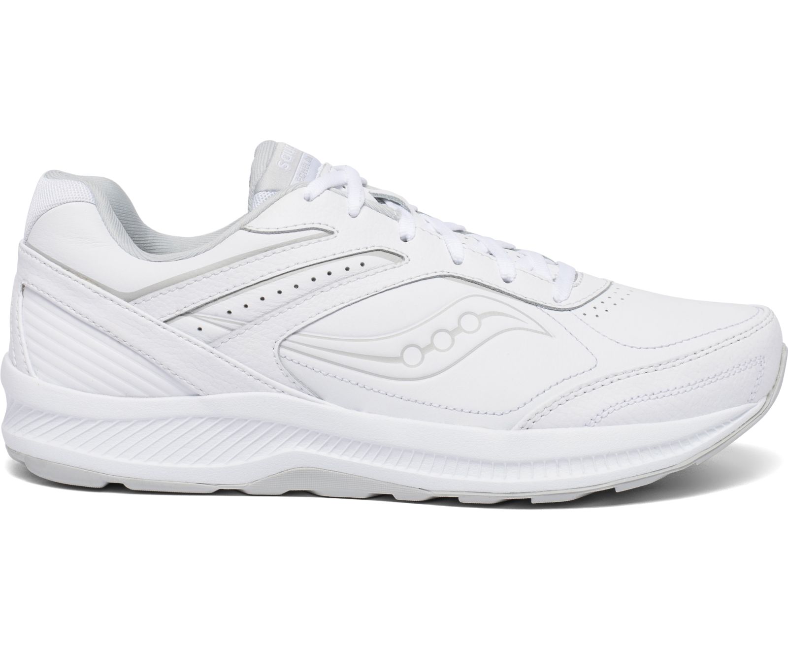 παπουτσια για περπατημα ανδρικα Saucony Echelon Walker 3 φαρδια ασπρα | ZNVMEW194