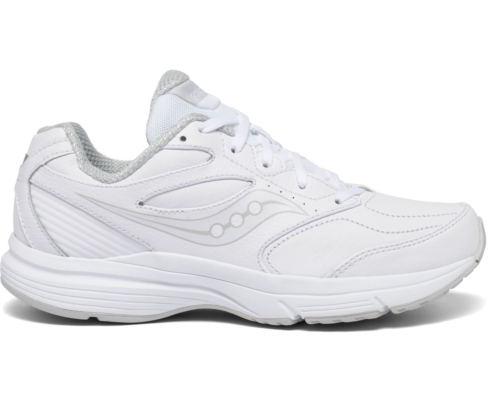 παπουτσια για περπατημα γυναικεια Saucony Integrity Walker 3 φαρδια ασπρα | BPXCGU317