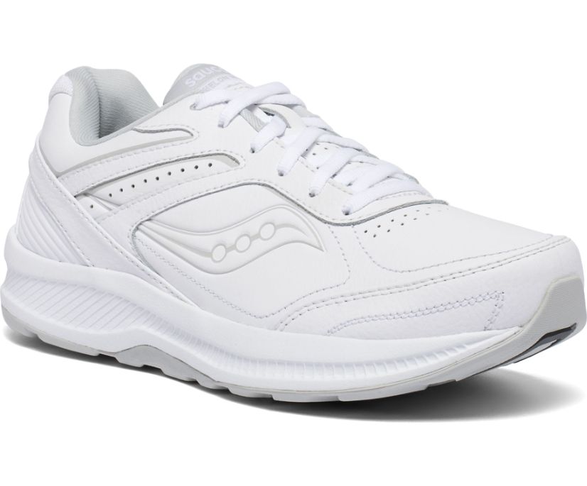 παπουτσια για περπατημα γυναικεια Saucony Echelon Walker 3 φαρδια ασπρα | HGTPSY623