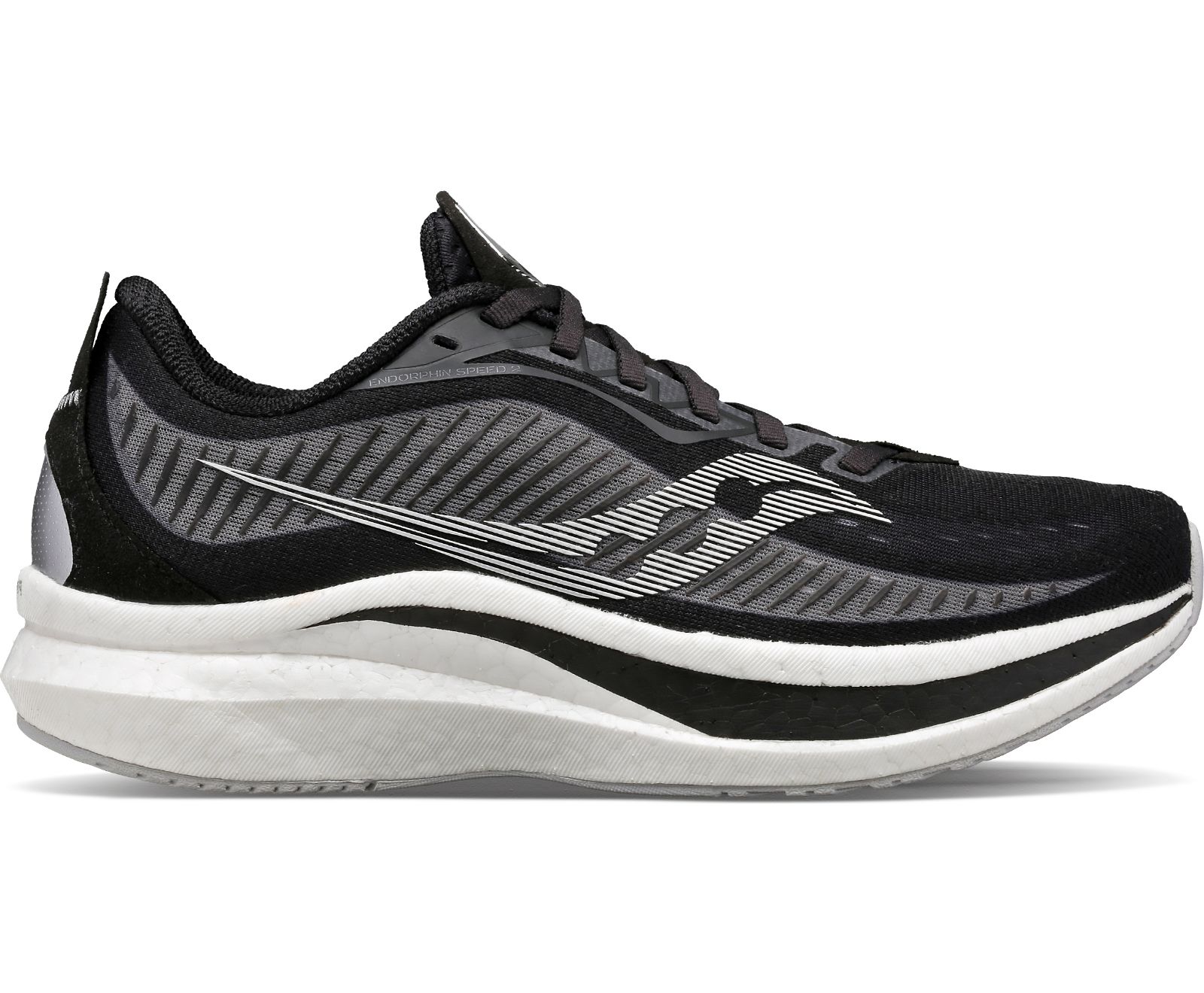 παπουτσια για τρεξιμο ανδρικα Saucony Endorphin Speed 2 μαυρα γκρι | CUJMDW802