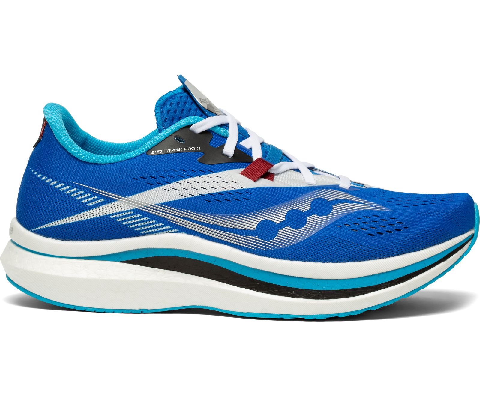 παπουτσια για τρεξιμο ανδρικα Saucony Endorphin Pro 2 μπλε ρουά ασπρα | OIBVFD406