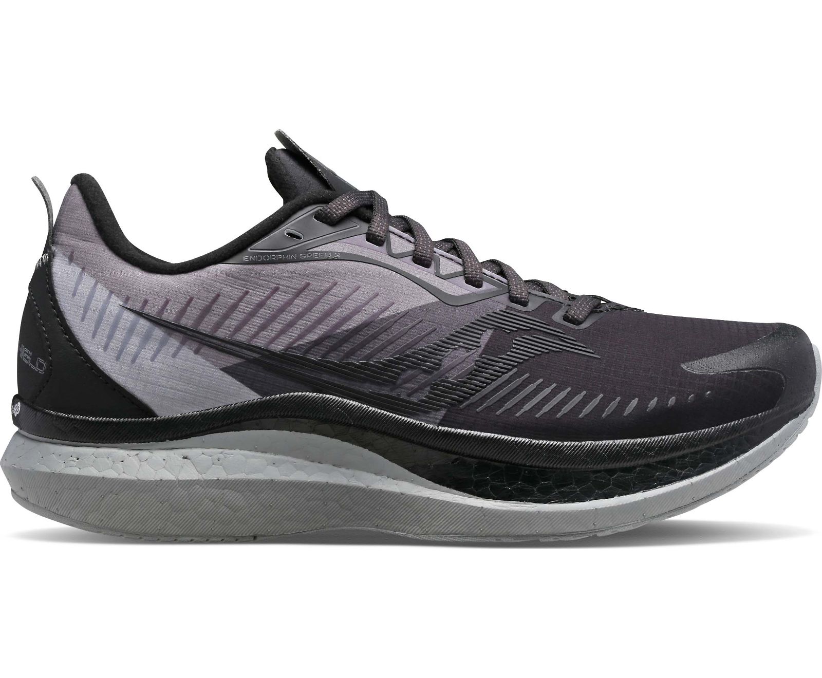 παπουτσια για τρεξιμο ανδρικα Saucony Endorphin Speed 2 Runshield μαυρα γκρι | SULMKB283