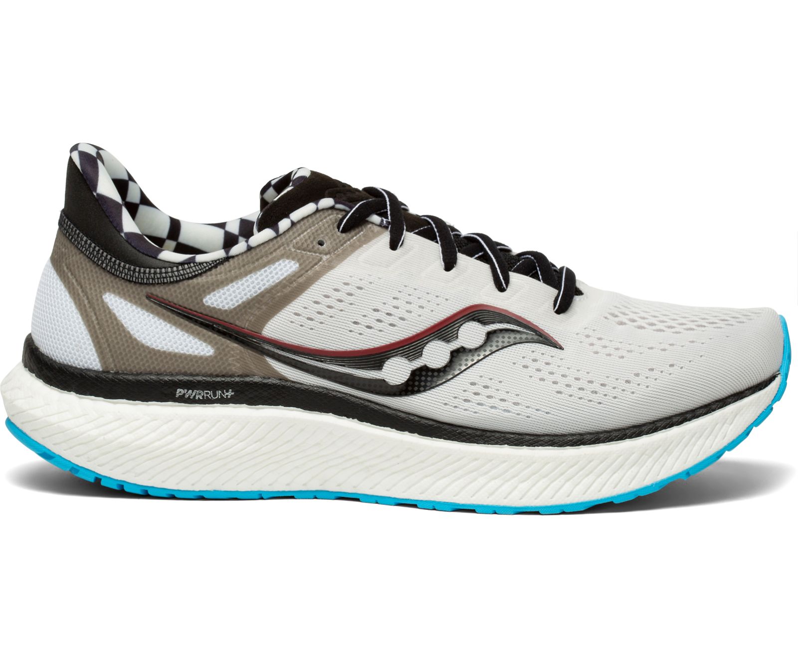 παπουτσια για τρεξιμο ανδρικα Saucony Hurricane 23 ασπρα μαυρα | JWQMTB239