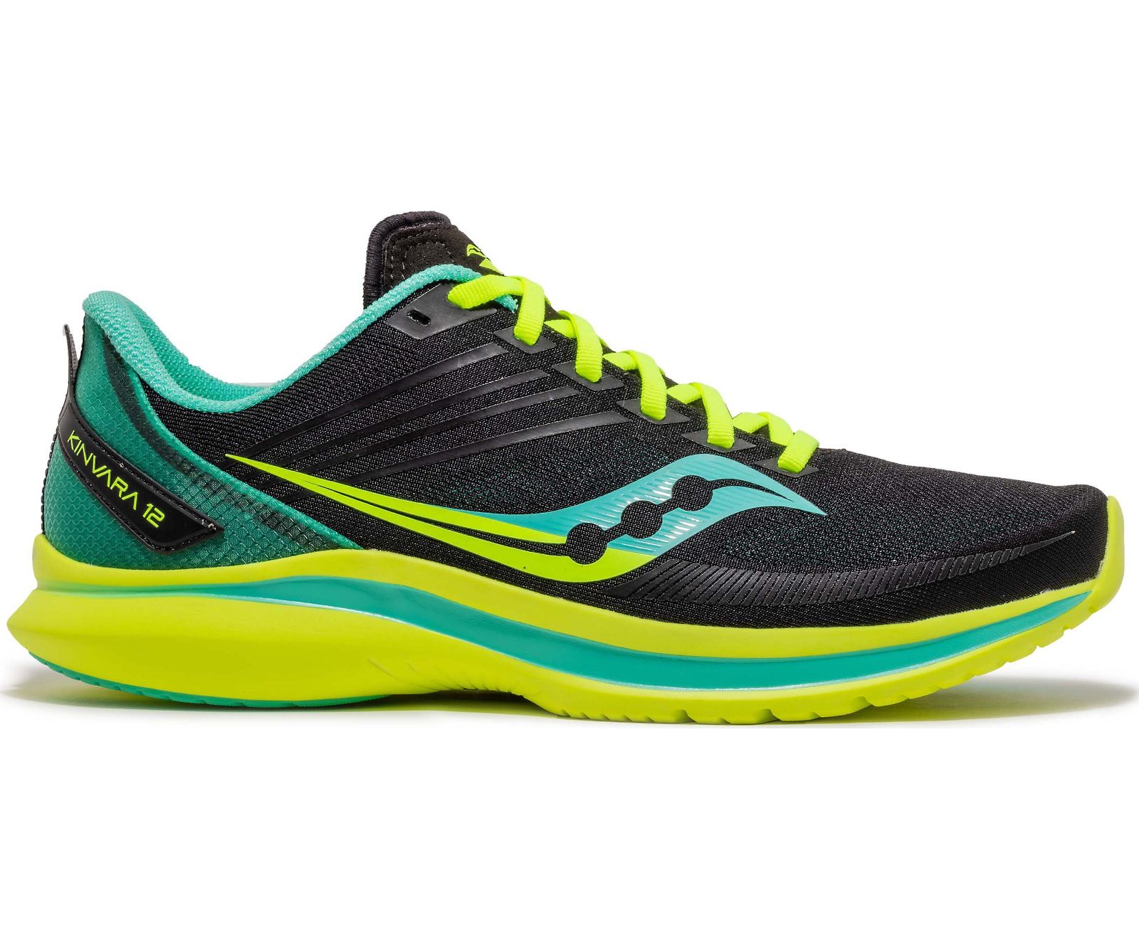 παπουτσια για τρεξιμο ανδρικα Saucony Kinvara 12 πρασινο | ENOHIS218