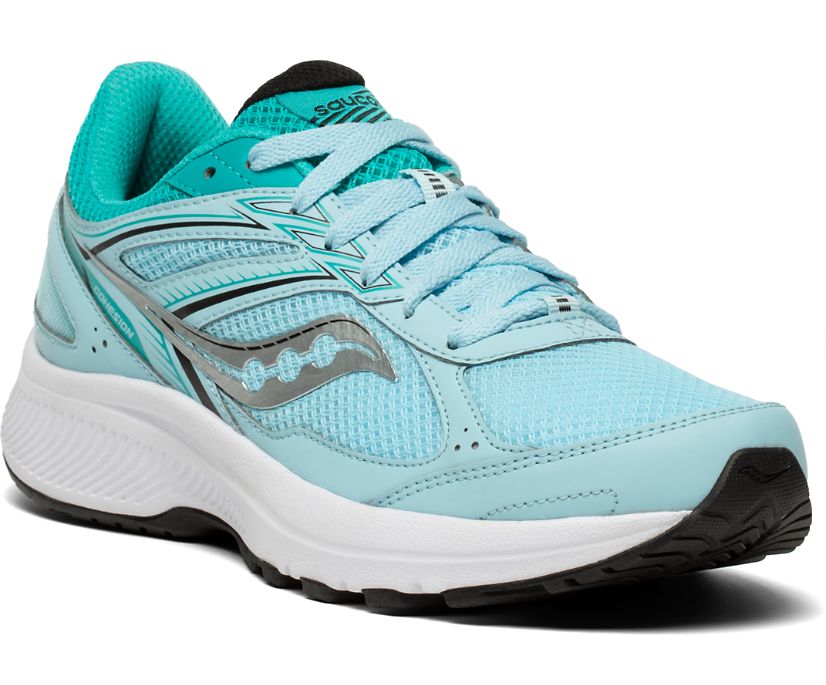 παπουτσια για τρεξιμο γυναικεια Saucony Cohesion 14 τυρκουάζ | ABERCU278