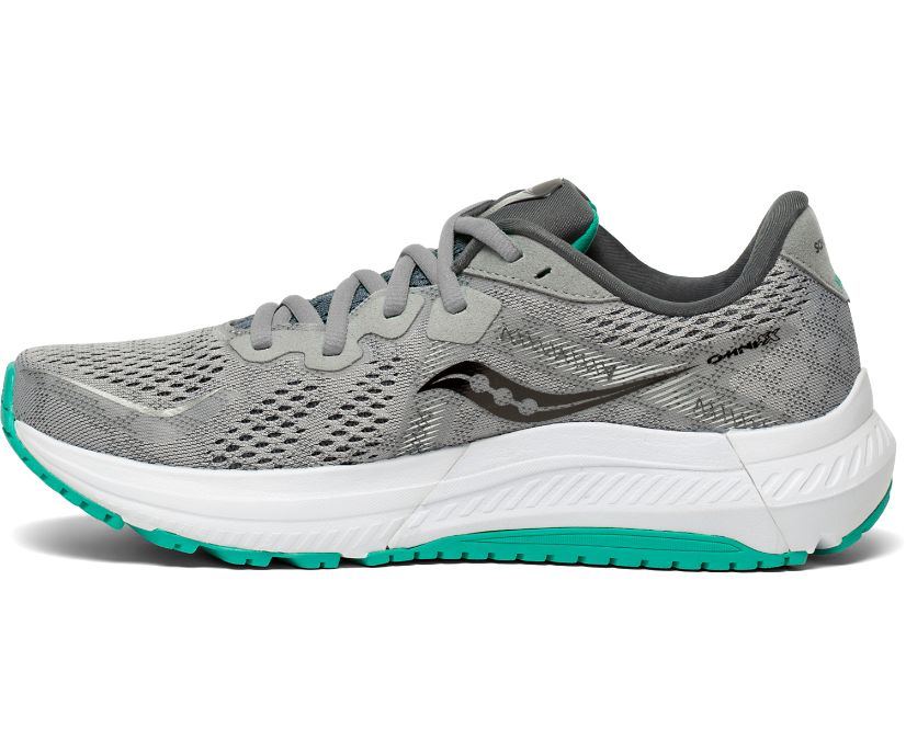 παπουτσια για τρεξιμο γυναικεια Saucony Omni 20 φαρδια γκρι | AMCJNR429