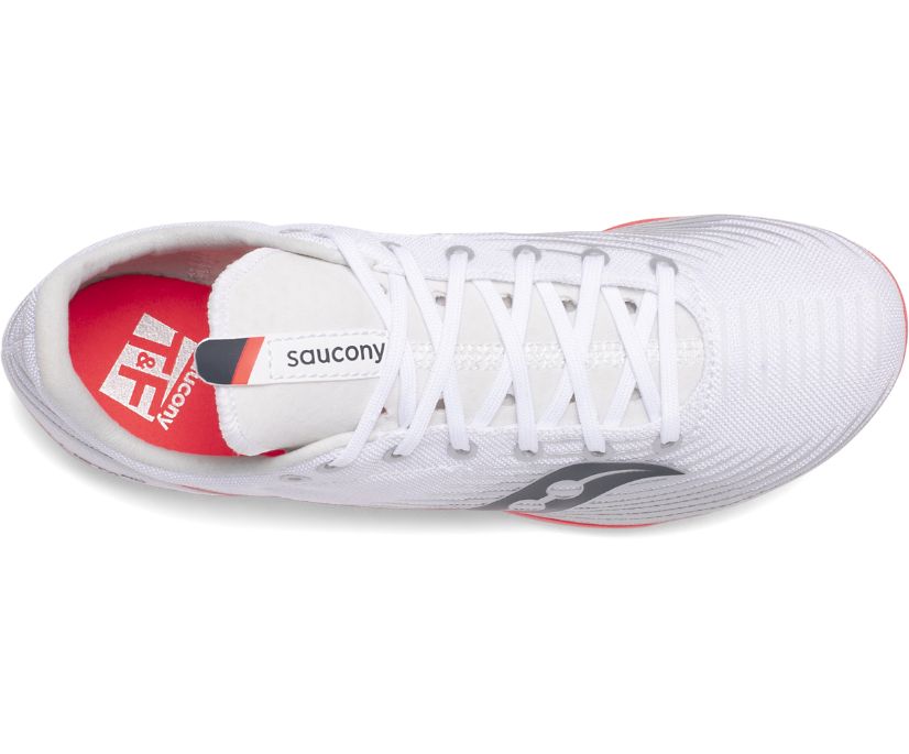 παπουτσια για τρεξιμο γυναικεια Saucony Ballista Md ασπρα κοκκινα | CEZFOT463