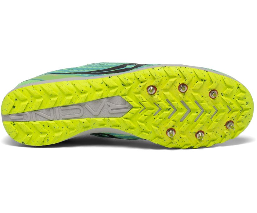 παπουτσια για τρεξιμο γυναικεια Saucony Havok Xc 3 φλατ πρασινο καφε | DOCQFX329