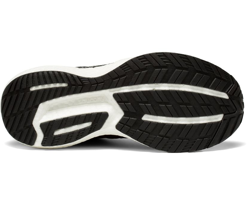 παπουτσια για τρεξιμο γυναικεια Saucony Triumph 19 μαυρα ασπρα | FHGBYK195