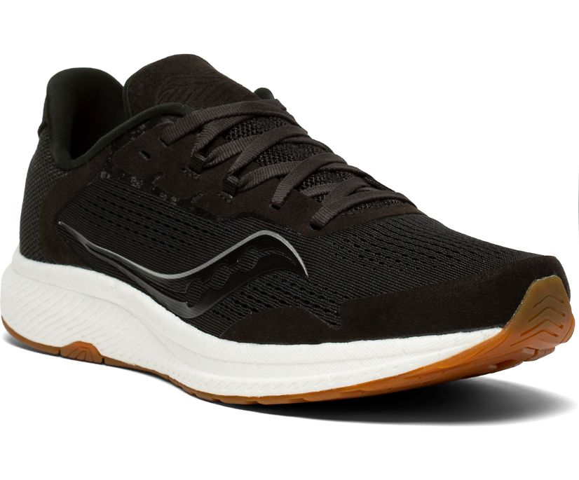 παπουτσια για τρεξιμο γυναικεια Saucony Freedom 4 μαυρα | GJNAVB569