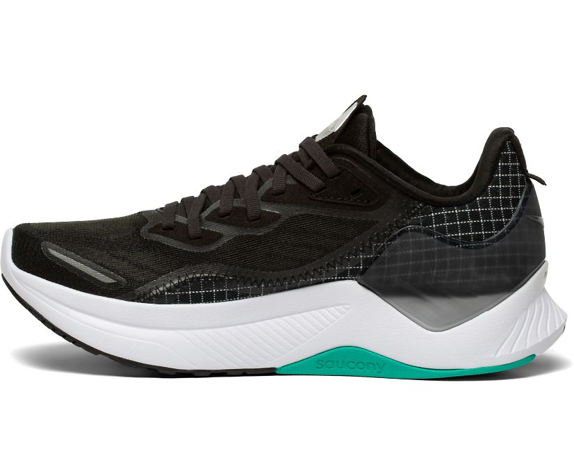 παπουτσια για τρεξιμο γυναικεια Saucony Endorphin Shift 2 μαυρα ασπρα | HUZLWE083