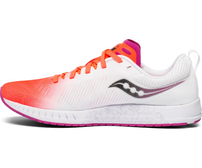 παπουτσια για τρεξιμο γυναικεια Saucony Fastwitch 9 κοκκινα ασπρα | LCYKFG716