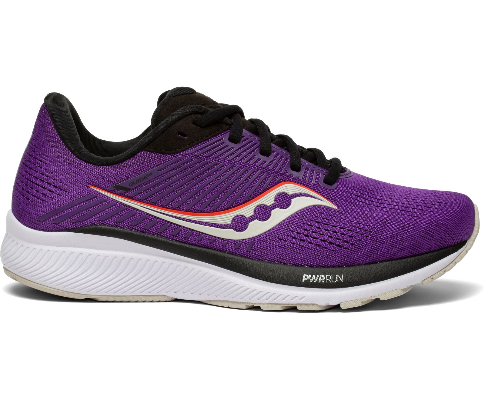 παπουτσια για τρεξιμο γυναικεια Saucony Guide 14 μωβ γκρι | NZYQOU182