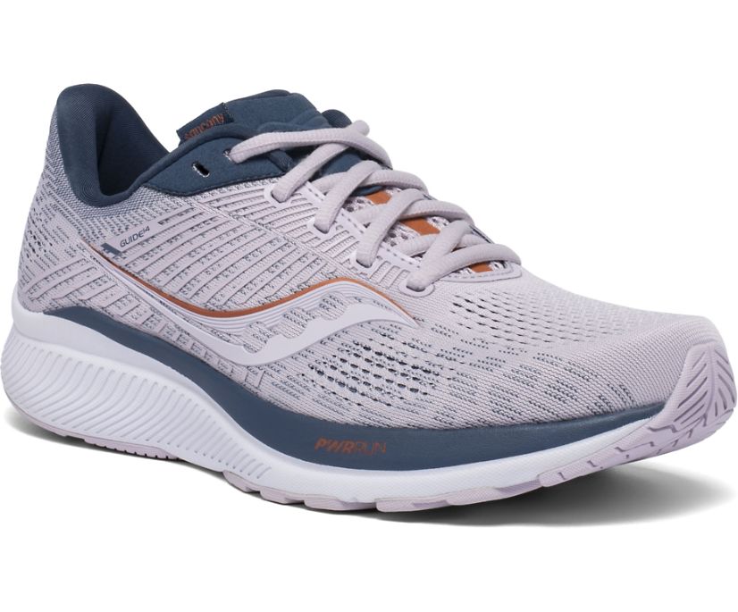 παπουτσια για τρεξιμο γυναικεια Saucony Guide 14 ασημι | OCSPLF254