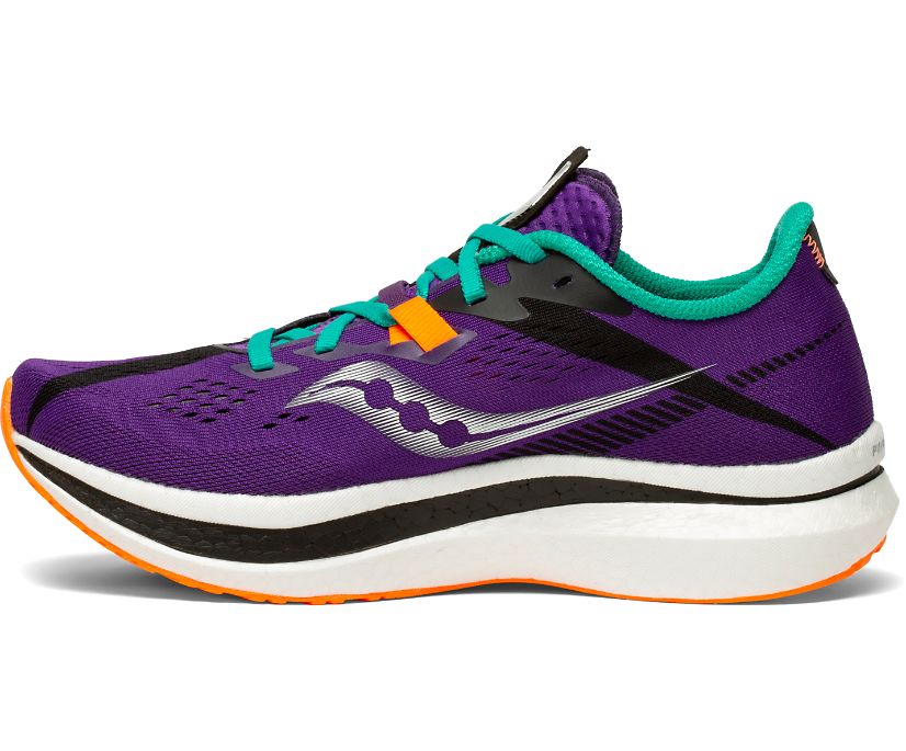 παπουτσια για τρεξιμο γυναικεια Saucony Endorphin Pro 2 μωβ | OQTDIC391