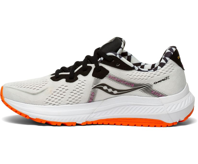 παπουτσια για τρεξιμο γυναικεια Saucony Omni 20 γκρι μαυρα | PFULMQ930