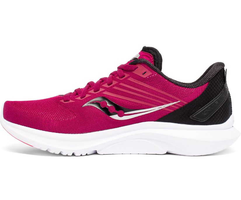 παπουτσια για τρεξιμο γυναικεια Saucony Kinvara 12 ροζ ασημι | PWSDFO453