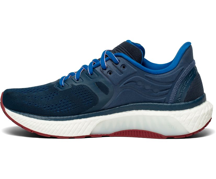 παπουτσια για τρεξιμο γυναικεια Saucony Hurricane 23 σκουρο μπλε | UYOTCF641