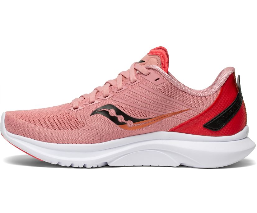 παπουτσια για τρεξιμο γυναικεια Saucony Kinvara 12 ροζ κοκκινα | VFHIDL628