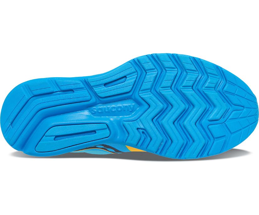 παπουτσια για τρεξιμο γυναικεια Saucony Ride 14 Runshield μπλε κοκκινα κίτρινα | WUNRTK278