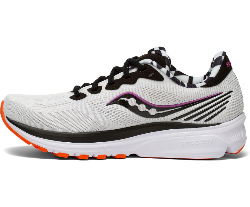 παπουτσια για τρεξιμο γυναικεια Saucony Ride 14 γκρι μαυρα | ZHDYXQ524