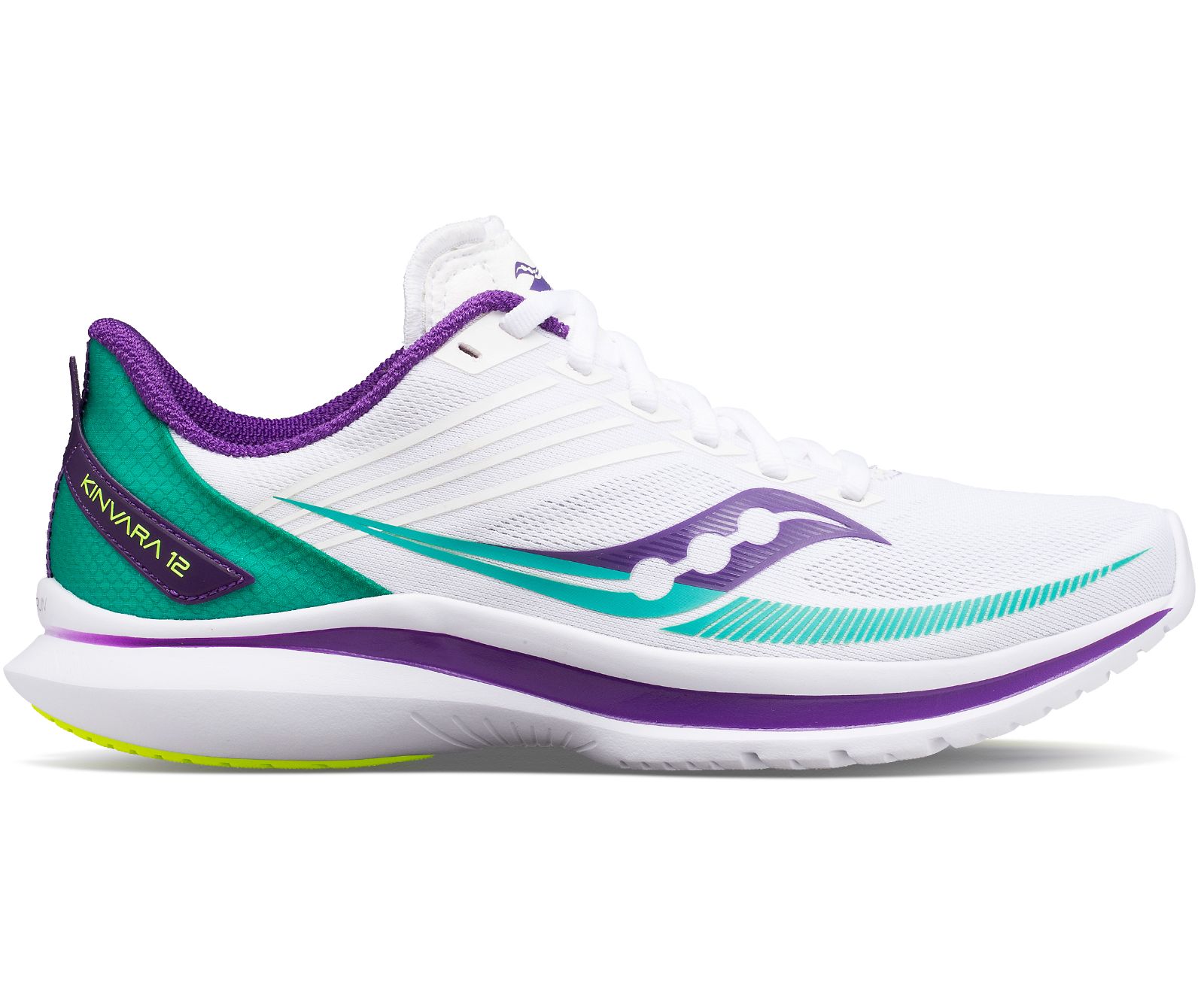 παπουτσια για τρεξιμο γυναικεια Saucony Kinvara 12 ασπρα | ZJWHUB150