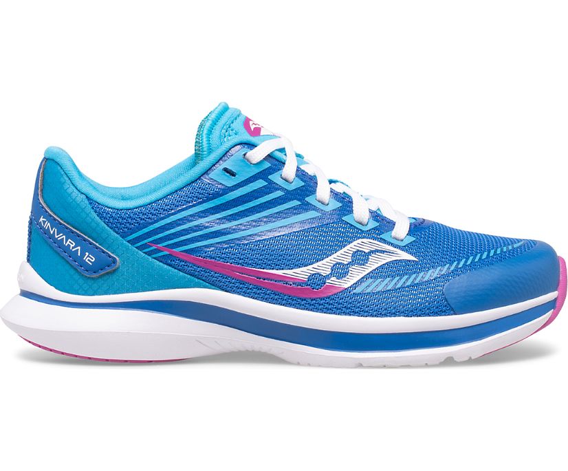 αθλητικα παπουτσια παιδικα Saucony Kinvara 12 μπλε ροζ | GACSXI310