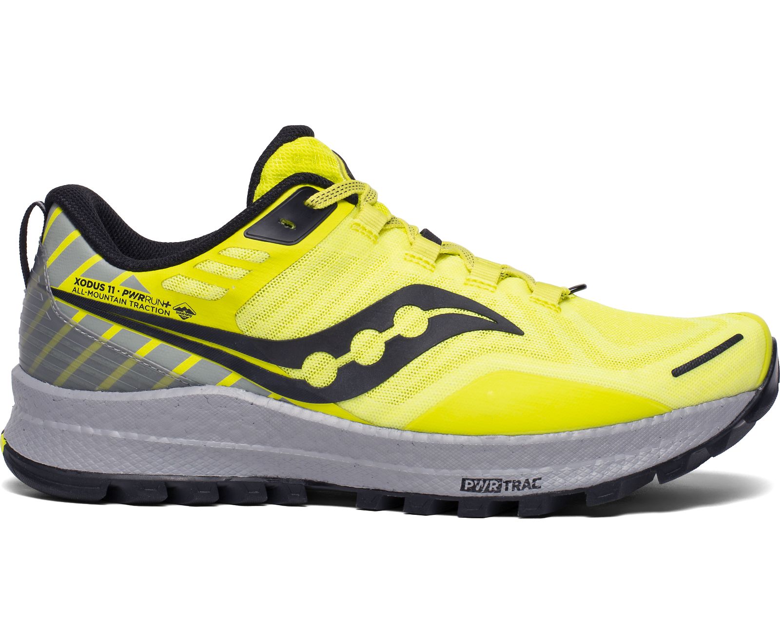 παπουτσια trail running ανδρικα Saucony Xodus 11 κίτρινα γκρι | CJGIFA754