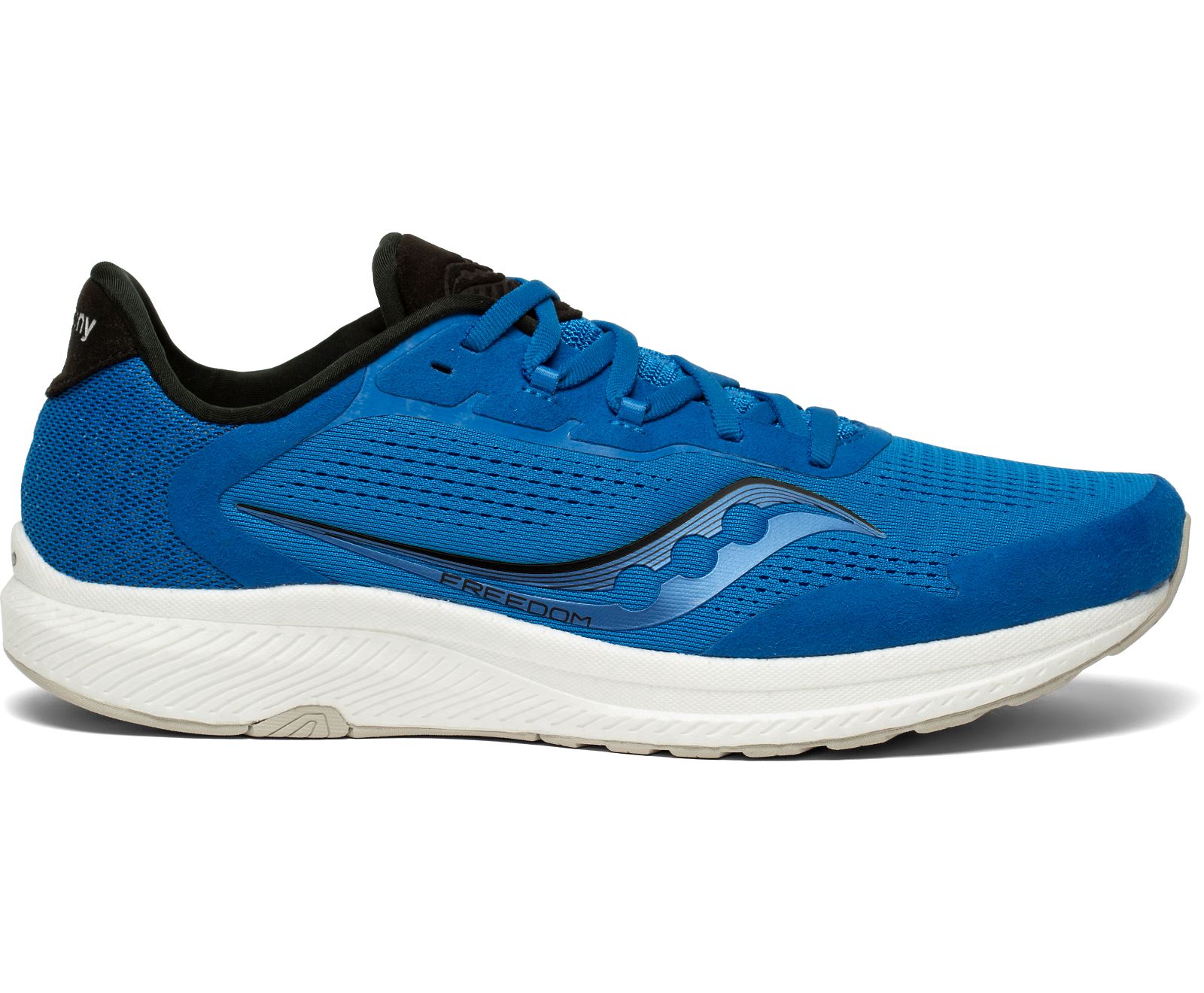 παπουτσια για τρεξιμο ανδρικα Saucony Freedom 4 μπλε ρουά γκρι | GVKYEJ078